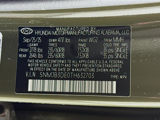 2026 Hyundai Tucson SEL