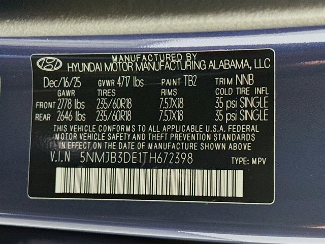 2026 Hyundai Tucson SEL