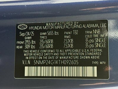 2026 Hyundai Santa Fe Hybrid SEL