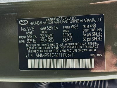 2026 Hyundai Santa Fe Hybrid Calligraphy