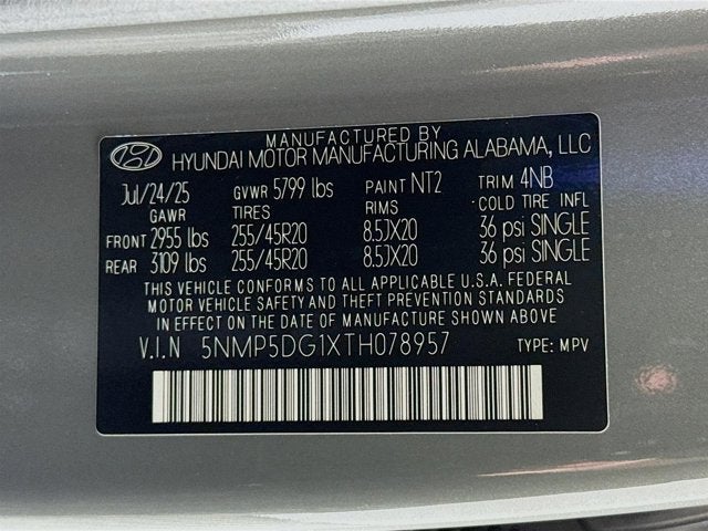 2026 Hyundai Santa Fe Hybrid Calligraphy