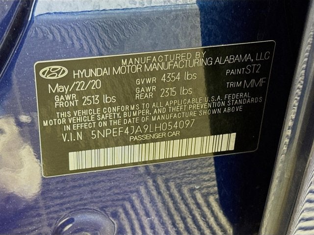 2020 Hyundai Sonata SEL