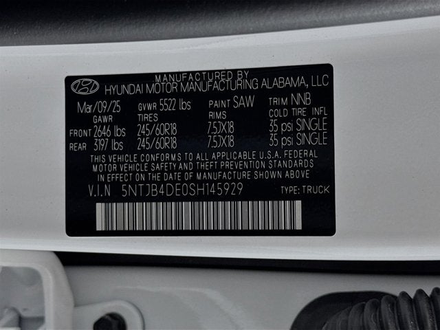 2025 Hyundai Santa Cruz SEL