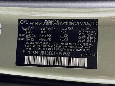 2026 Hyundai Santa Cruz SEL