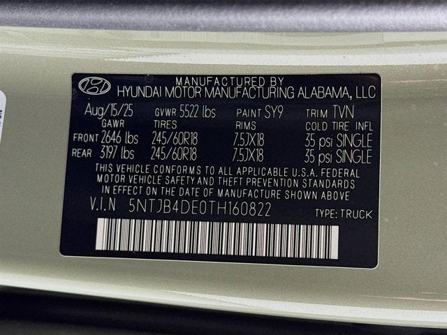 2026 Hyundai Santa Cruz SEL