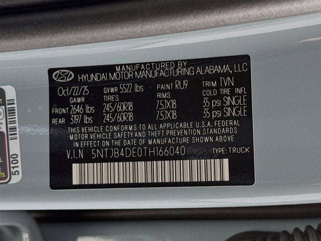 2026 Hyundai Santa Cruz SEL