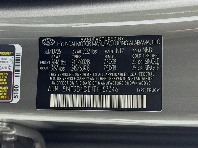 2026 Hyundai Santa Cruz SEL