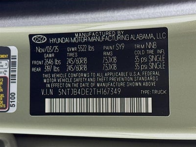 2026 Hyundai Santa Cruz SEL