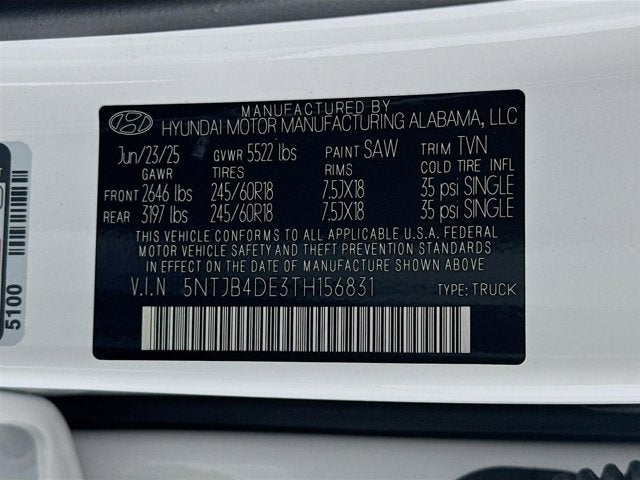 2026 Hyundai Santa Cruz SEL