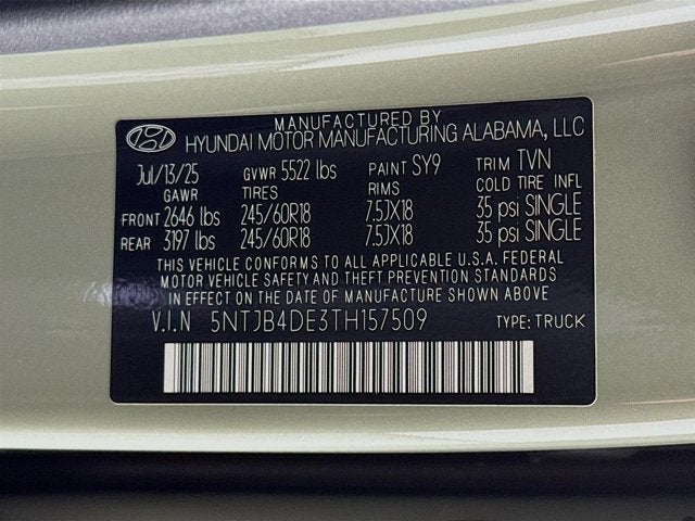 2026 Hyundai Santa Cruz SEL