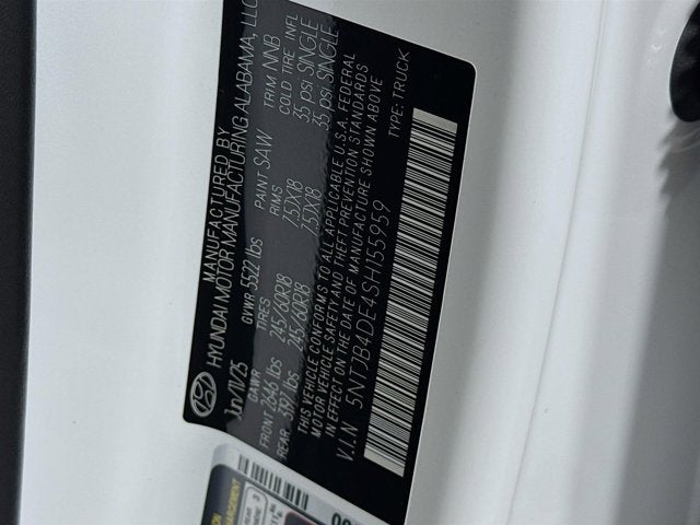 2025 Hyundai Santa Cruz SEL