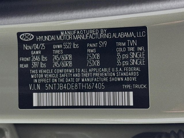 2026 Hyundai Santa Cruz SEL