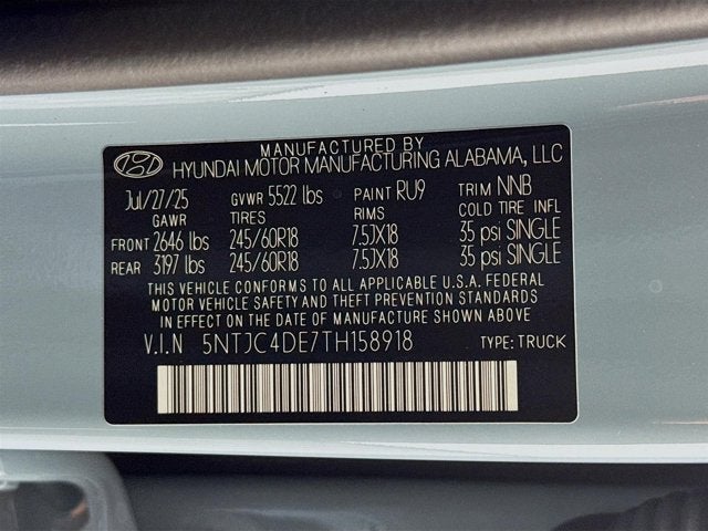 2026 Hyundai Santa Cruz SEL Activity