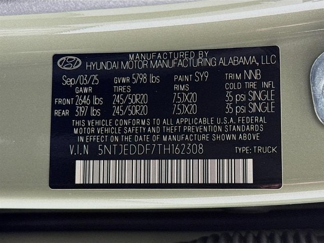 2026 Hyundai Santa Cruz Limited