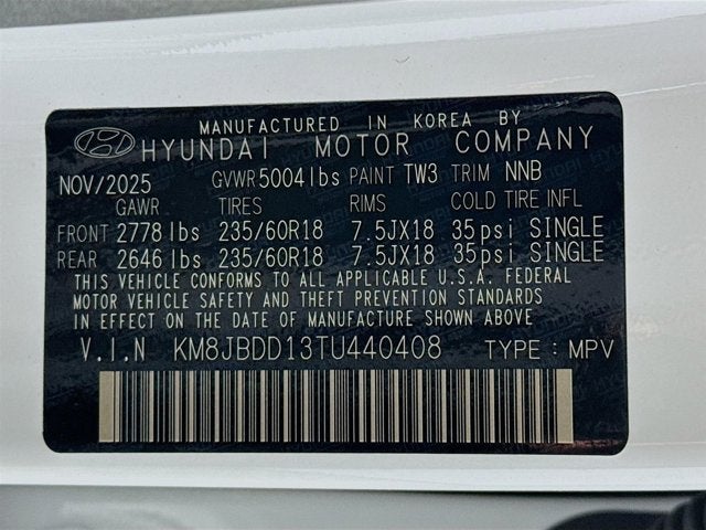 2026 Hyundai Tucson Hybrid SEL