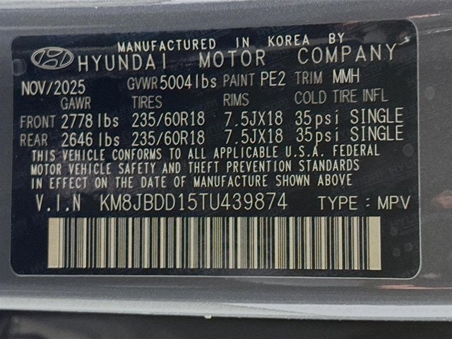 2026 Hyundai Tucson Hybrid SEL