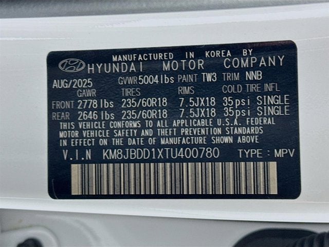 2026 Hyundai Tucson Hybrid SEL