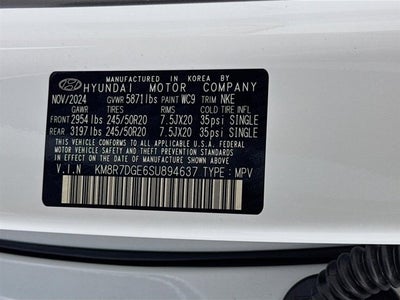 2025 Hyundai Palisade Calligraphy Night Edition