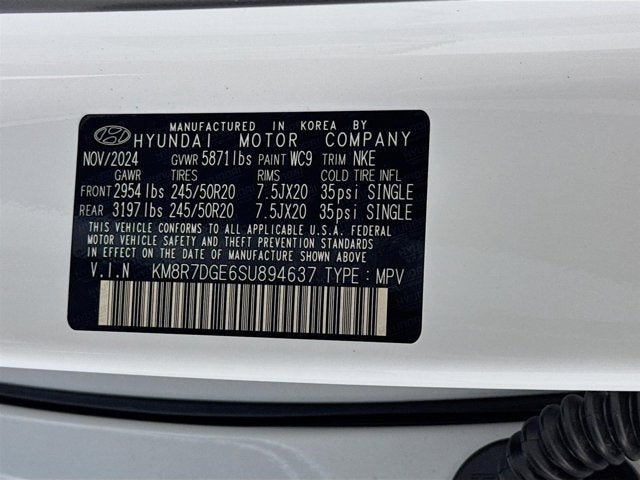 2025 Hyundai Palisade Calligraphy Night Edition