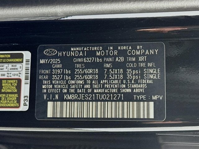 2026 Hyundai Palisade XRT Pro