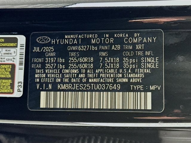 2026 Hyundai Palisade XRT Pro