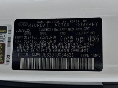 2026 Hyundai Palisade XRT Pro