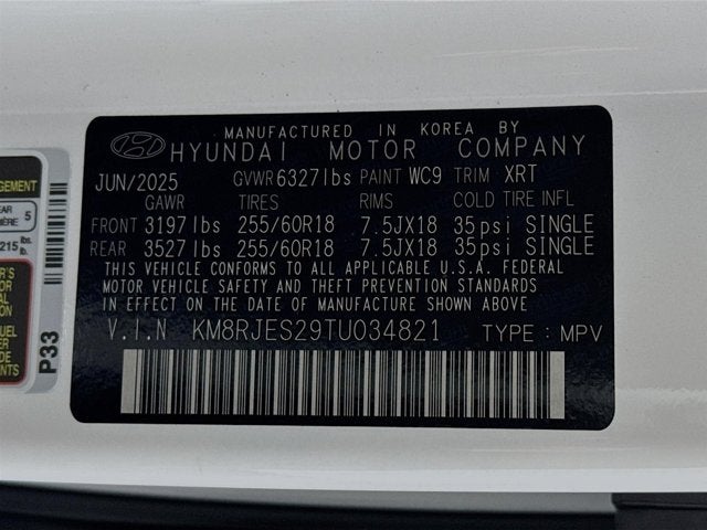 2026 Hyundai Palisade XRT Pro