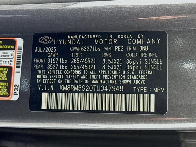 2026 Hyundai Palisade Calligraphy