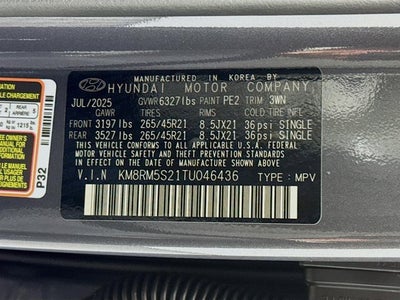 2026 Hyundai Palisade Calligraphy