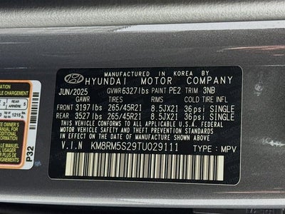 2026 Hyundai Palisade Calligraphy