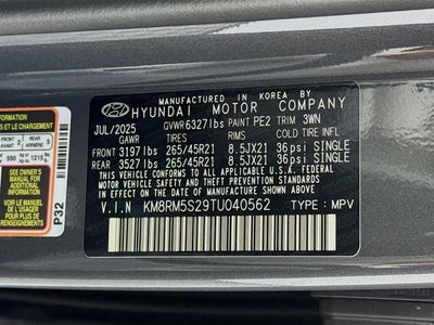 2026 Hyundai Palisade Calligraphy