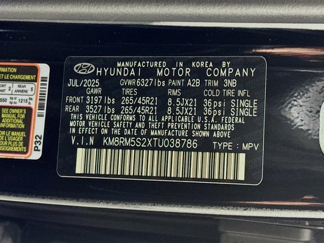 2026 Hyundai Palisade Calligraphy