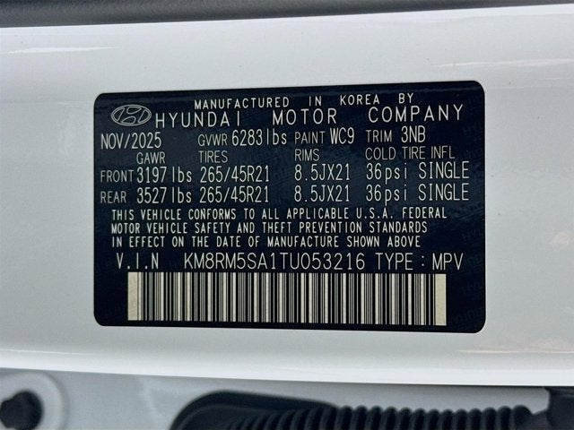 2026 Hyundai Palisade Hybrid Calligraphy