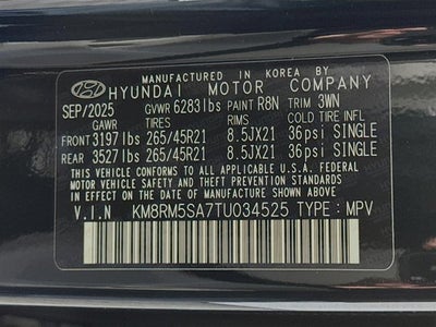 2026 Hyundai Palisade Hybrid Calligraphy