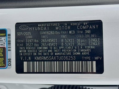 2026 Hyundai Palisade Hybrid Calligraphy