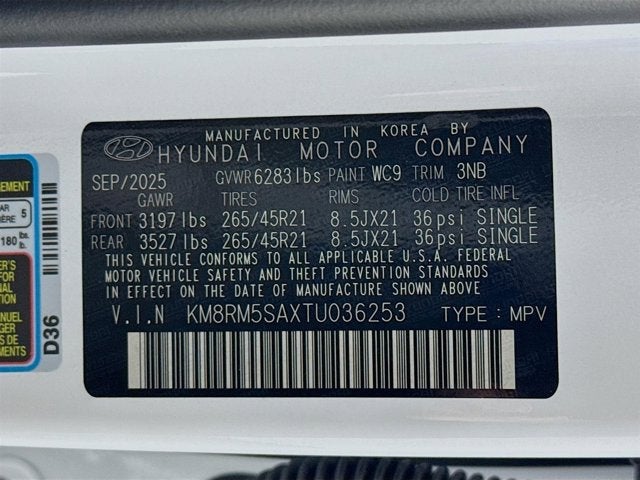 2026 Hyundai Palisade Hybrid Calligraphy