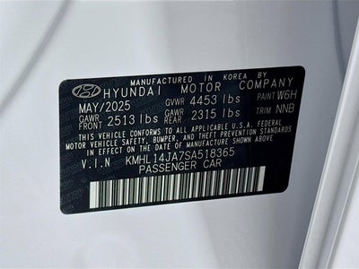 2025 Hyundai Sonata SEL Convenience