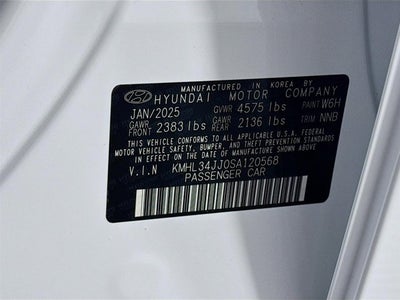 2025 Hyundai Sonata Hybrid SEL