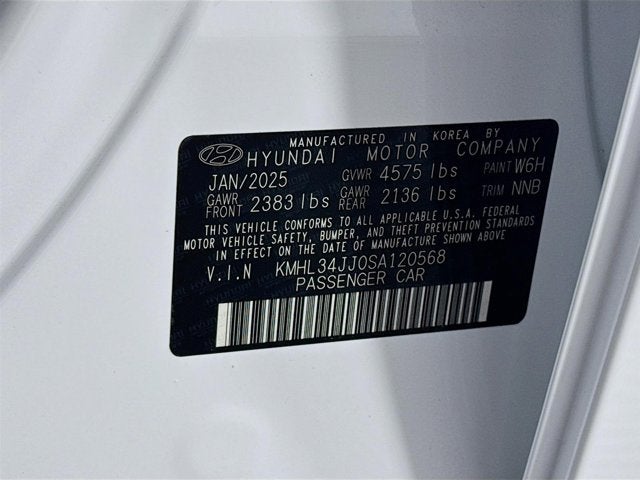 2025 Hyundai Sonata Hybrid SEL
