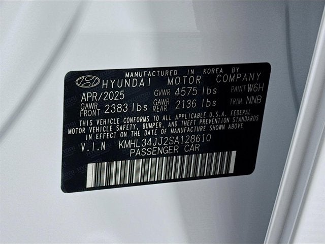 2025 Hyundai Sonata Hybrid SEL