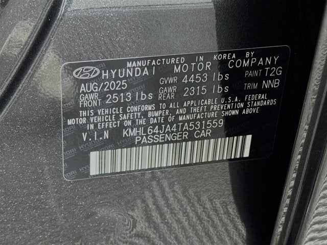 2026 Hyundai Sonata SEL Sport