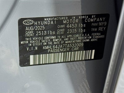 2026 Hyundai Sonata SEL Sport