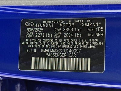 2026 Hyundai Elantra SEL Sport