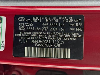 2026 Hyundai Elantra SEL Sport