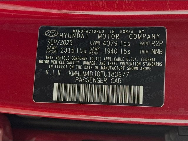 2026 Hyundai Elantra Hybrid SEL Sport