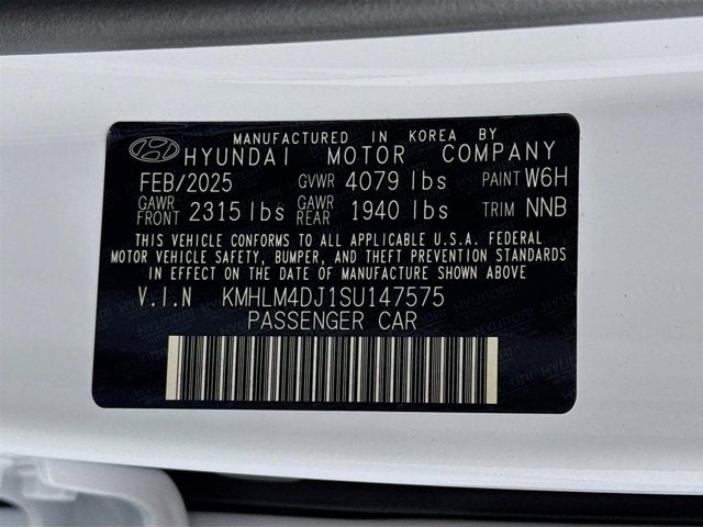 2025 Hyundai Elantra Hybrid SEL Sport