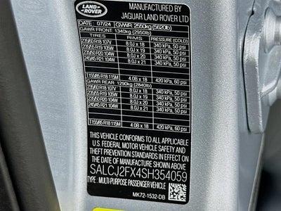 2025 Land Rover Discovery Sport S