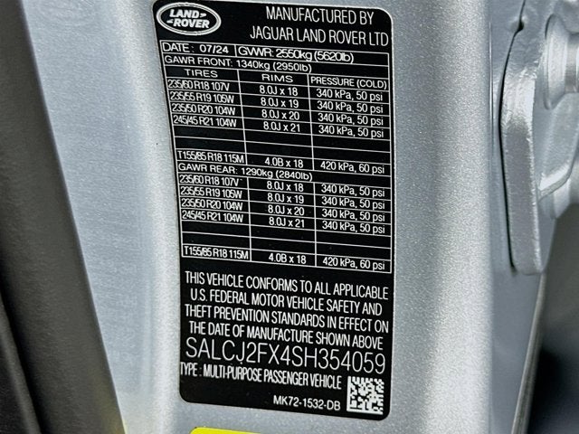 2025 Land Rover Discovery Sport S