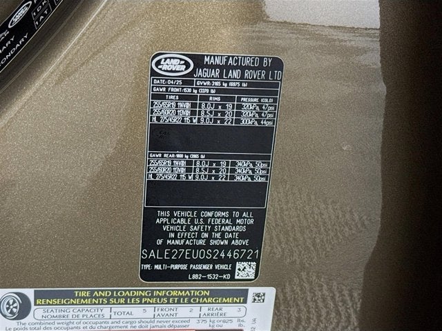 2025 Land Rover Defender 110 X-Dynamic SE