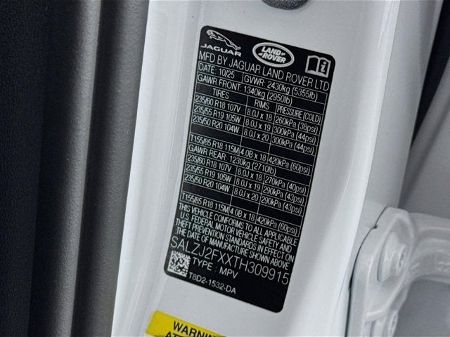 2026 Land Rover Range Rover Evoque S